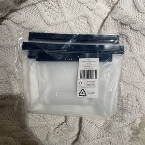 Reusable clear pouches